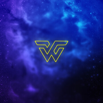 Square Epic Space Logo Reveal with Scrolling Text for High-Impact Social Media Marketing