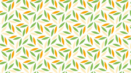 Leaf summer spring autumn seamless pattern abstract background. For websites, covers, banners, posters, wallpapers, business, presentations, branding, decor, gift, invitation, greeting card © Arissara