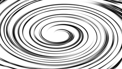 Espiral negra con fondo trasparente, formato PNG. © Menorcaevo