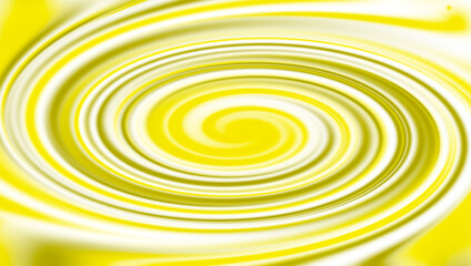 Espiral amarilla con fondo trasparente, formato PNG. © Menorcaevo