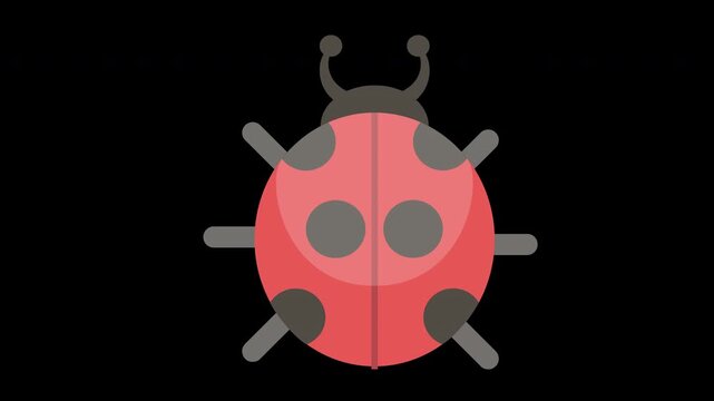 Ladybug Icon &ndash; Cute Insect Symbol