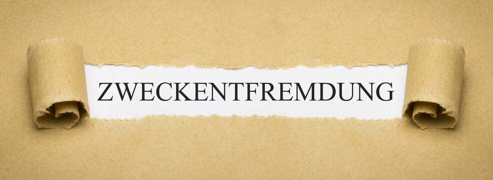 Zweckentfremdung