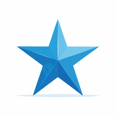 Obraz premium Blue Star Icon