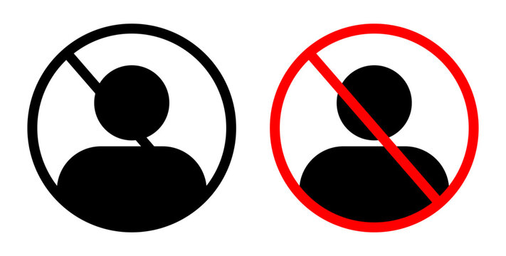 No account sign pack. vector illustrations designs