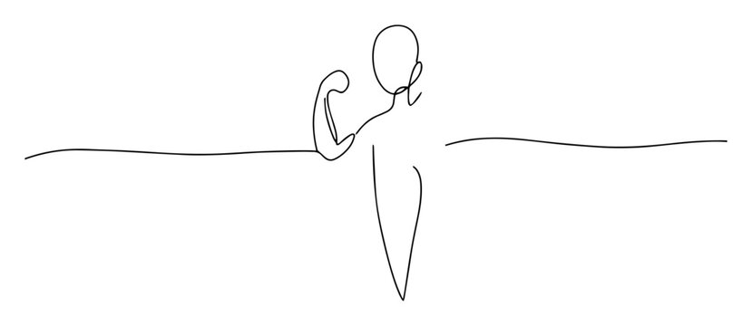 baptism person in water monoline vector