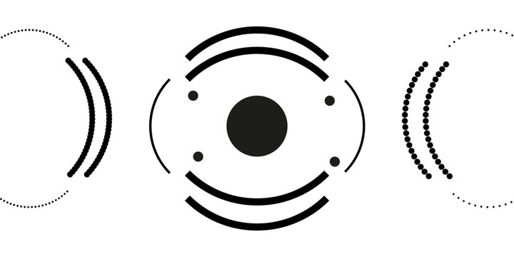 abstract minimalisist Photonics сolor line icon,black creative white set dynamic pixel