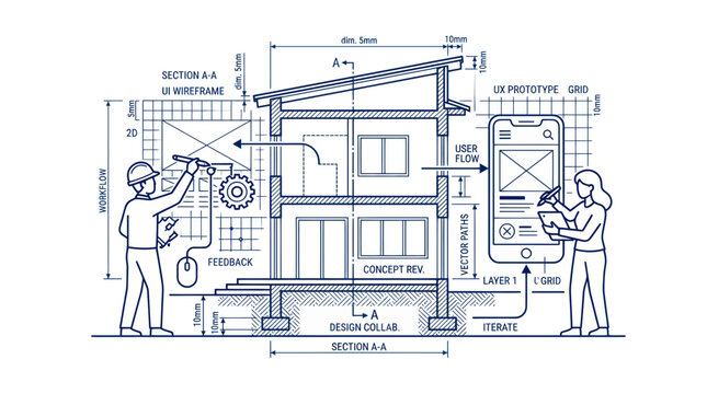 Building Design Process: Architecture, UX, and UI Prototyping
