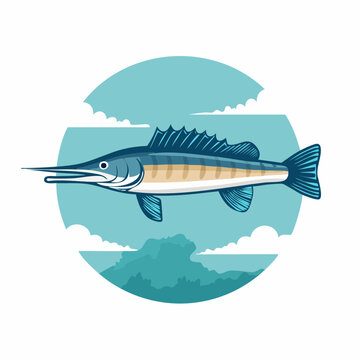 Illustration of a Marlin Fish