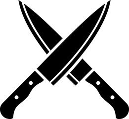 Obraz premium Knife vector icon vector design template. Kitchen knife black icon. Set of kitchen knife icons on white background. Vector illustration.. Kitchen knife icon vector.