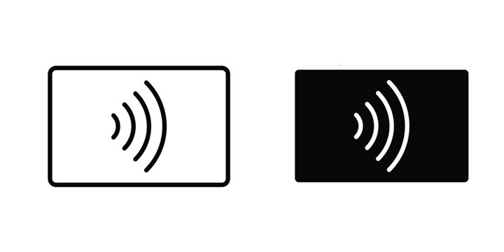 Tap to pay sign vector illustration on white