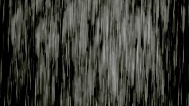 Dramatic Monsoon Rain Water Drops Splashing on Dark Reflective Surface in 4K Slow Motion