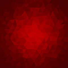 Fototapeta premium Abstract Geometric Red Shapes Pattern Design
