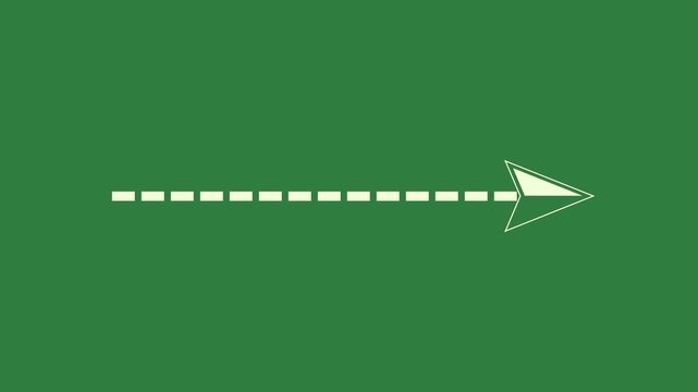 green screen arrow pointing to right line left animated chromakey design motion illustration scene emotion movement layers gesture