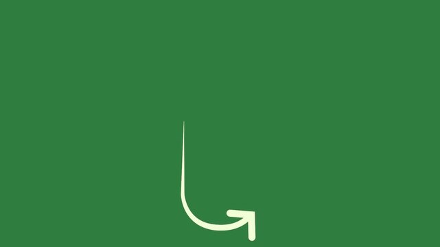 green screen arrow pointing up letter j u logo in middle animated chromakey gesture style figure emotion backgrounds scene illustration