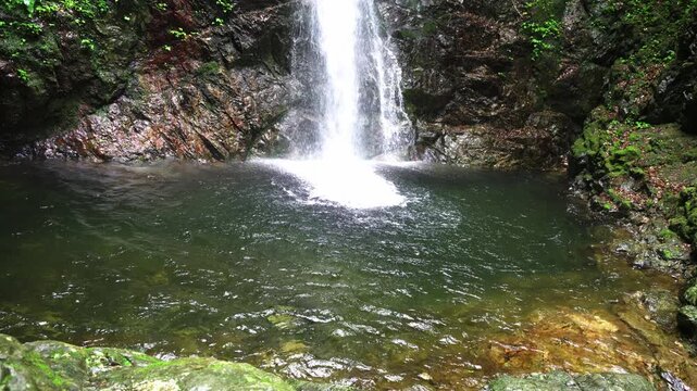 払沢の滝の滝壺