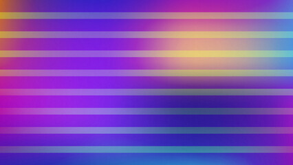 Fototapeta premium Abstract background with horizontal stripes and vibrant gradient colors, grainy texture effect
