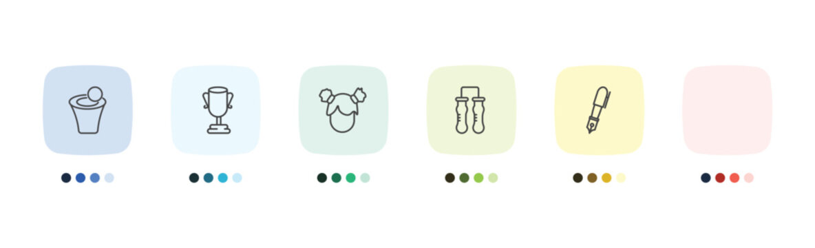distance learning icon set with spacetime curvature, 1642647123515100-79.eps,,,,"|,|",, communicating vessels, fountain pen signs in flat outline style