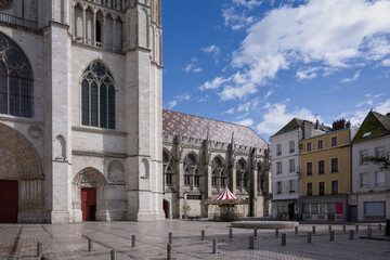 Sens Cathedral is a Catholic cathedral located in the city of Sens, in Burgundy-Franche-Comté, in eastern France. © Joan Vadell