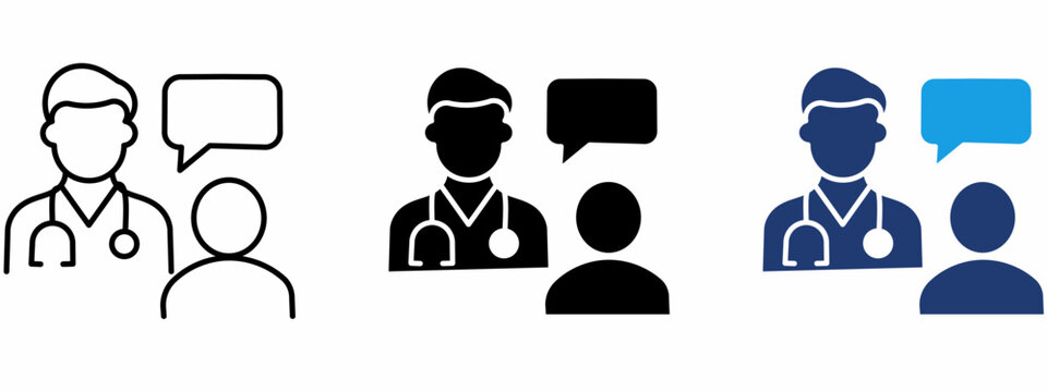 Medical Advice Stroke icon collections.
