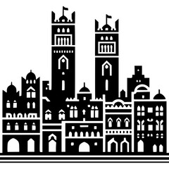Obraz premium Sana’a Icon Vector