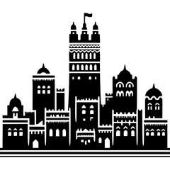 Fototapeta premium Sana’a Icon Vector