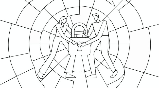 Collaborative cybersecurity strategy for protecting sensitive corporate data and digital infrastructure in a complex business environment