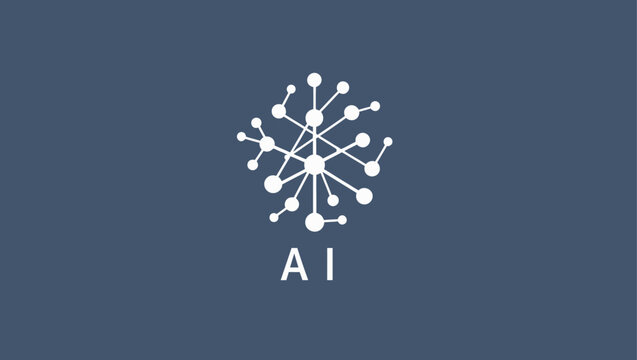 Artificial Intelligence Logo Design Concept.