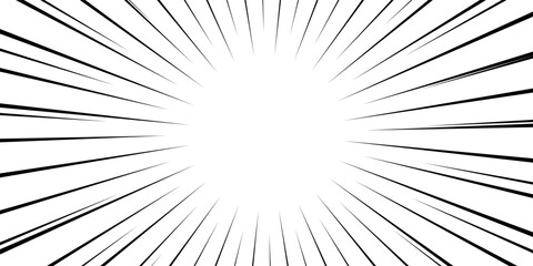 Fototapeta premium White speed line vector background. Abstract illustration wallpaper for banner business social media advertising. comic backdrop template design.