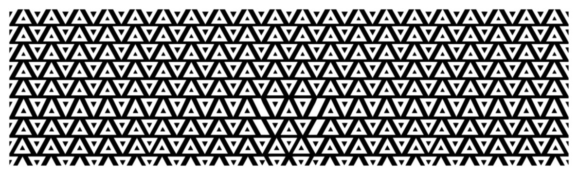 Geometric triangle grid pattern tribal ethnic background vector seamless illustration