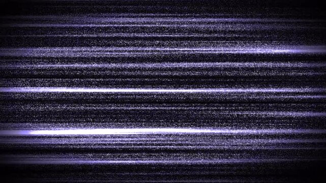 TV Noise Switch On Off Effect with Purple Analog Static Glitch and Interference Background Loop 4k video animation seamless loop