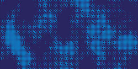 Fototapeta premium Modern Pixelated Blue Texture for Technology Branding digital artwork