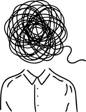 Nine symbolic line drawings illustrating diverse states of human consciousness.