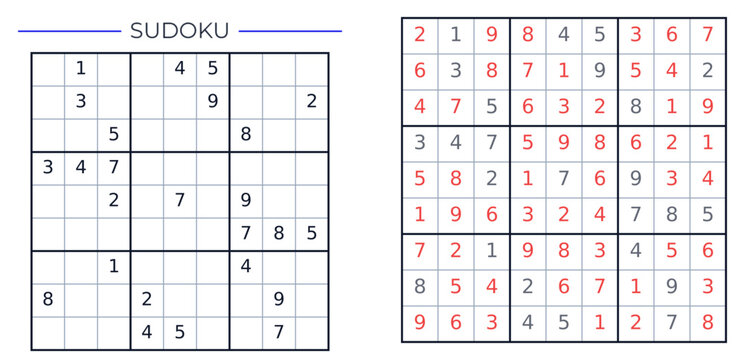 Expert Mind Workout Grid with Hard Core Logic Challenge: Scripted Content Classic 9x9 Sudoku Puzzle Page for KDP Interior and Printable Worksheets with Montserrat Font Numbers and Isolated Square Blac