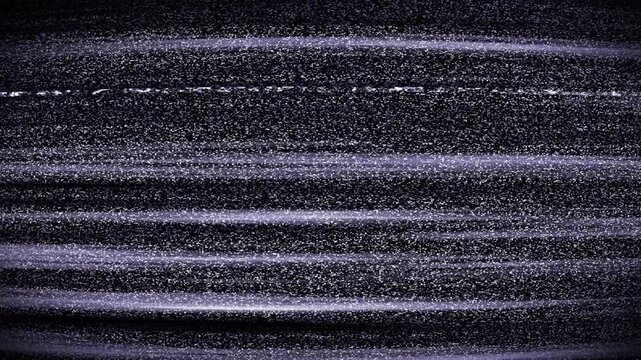 Switch On Off Tv Noise and Static Interference with Vintage Analog Grain Motion Background 4k video animation seamless loop