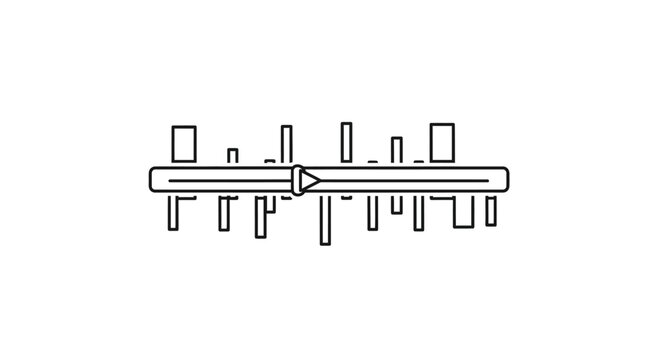 Rotary Tiller Tine Icon - Agricultural Tool Symbol