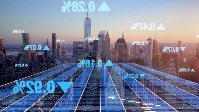 Finance business stock market chart data information background