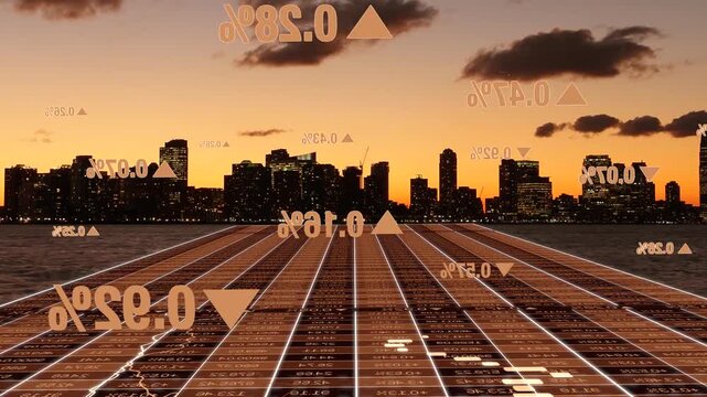Finance business stock market chart data information background