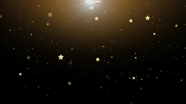 Golden luxury labels with sparkles on black background premium quality emblems