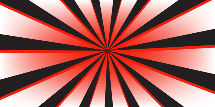 Dynamic red and white comic zoom background