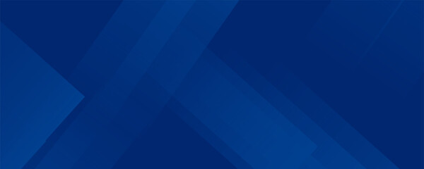 Fototapeta premium Abstract blue background with glowing geometric lines. Modern blue gradient square shape design. Futuristic technology concept.