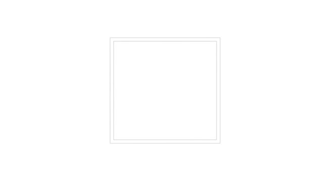 Abstract Geometric Square Frame on White Background - Minimalist Design Element