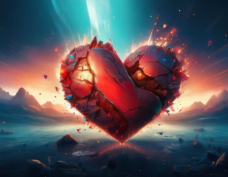 heart break concept