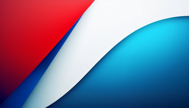 abstract background in white blue and red olympic games concept minimalist style wide banner with empty space