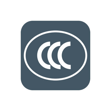 CCC China Compulsory Certification Icon Rounded