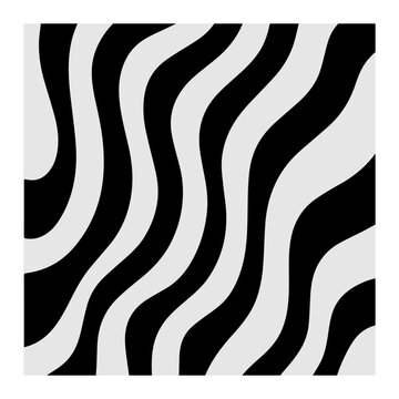 Black and White Zebra Stripe Seamless Abstract Pattern Background
