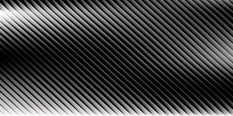 A striking monochrome abstract image with vertical lines forming a dynamic pattern in black and white, offering a bold visual impact and artistic flair. © Ribut