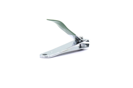 Nail clippers on a white background.