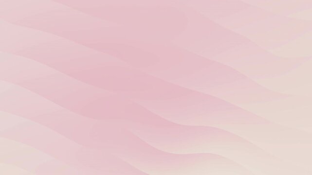 Soft Pink Peach Gradient Flow Abstract Background with Gentle Waves