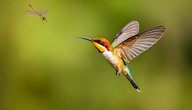  A beautiful blue tailed bee eater