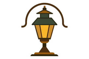 Fototapeta premium vintage lantern, outdoor lighting, garden lamp, decorative fixture